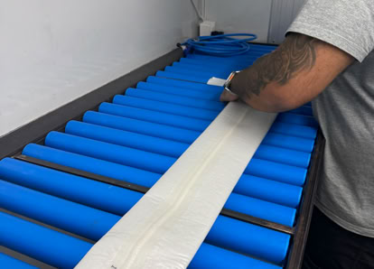 Walzanlage Kanalsanierung